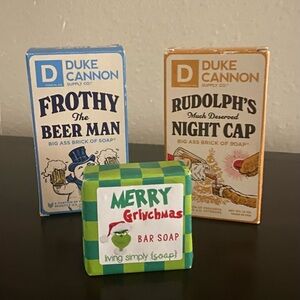 Duke Cannon Novelty Holiday | Christmas Soap Set | Bundle